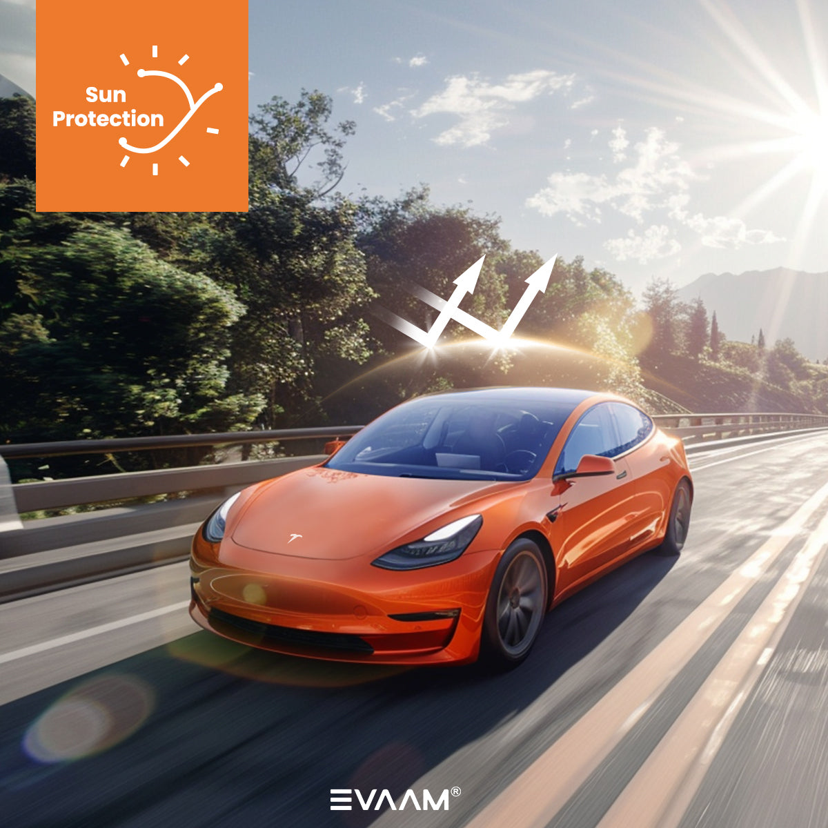 Beat the Heat: Protect Your Tesla & Yourself with EVAAM® Sun Protection Solutions