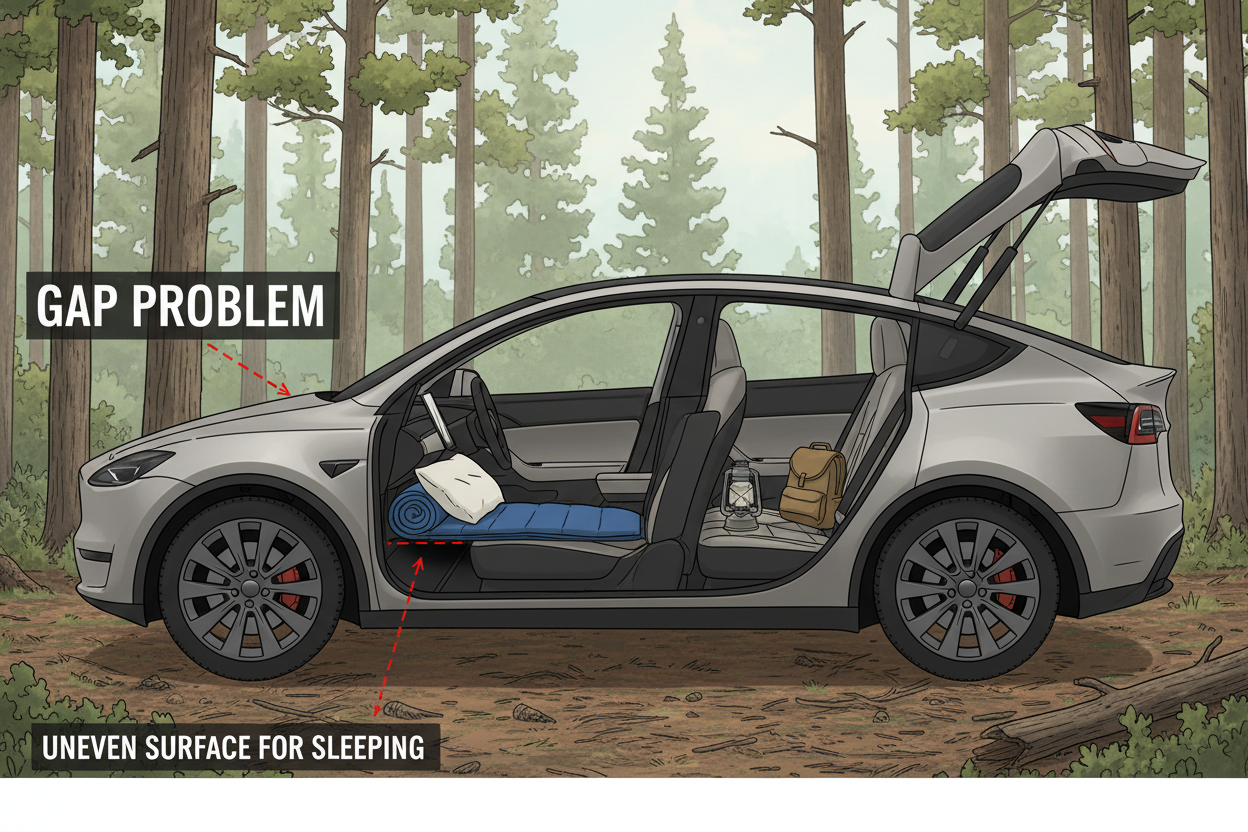 How to Fix the "Gap" Problem When Camping in Your Model Y: The Ultimate Guide