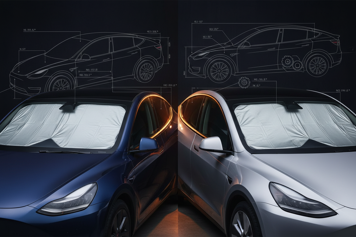 The Engineering Behind the Refresh: Why Legacy Model Y Sunshades Fail on "Juniper"
