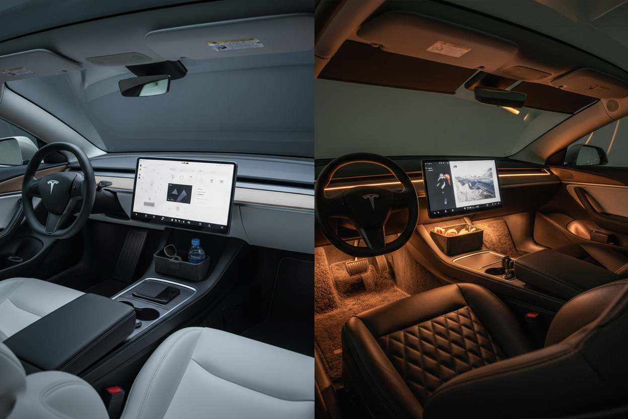 Tesla Interior Guide: Premium Upgrades for Model S/3/X/Y & Cybertruck ...