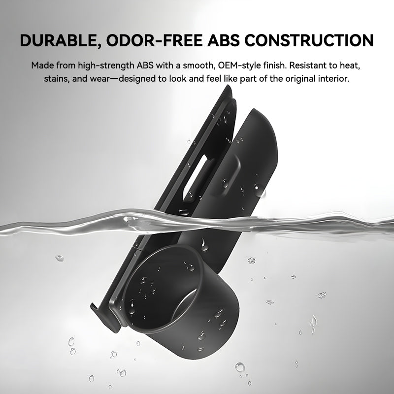 2-in-1 Dashboard Cup Holder & Magnetic Glasses Case for Tesla Model Y Juniper 2025+ (No-Drill Fit)