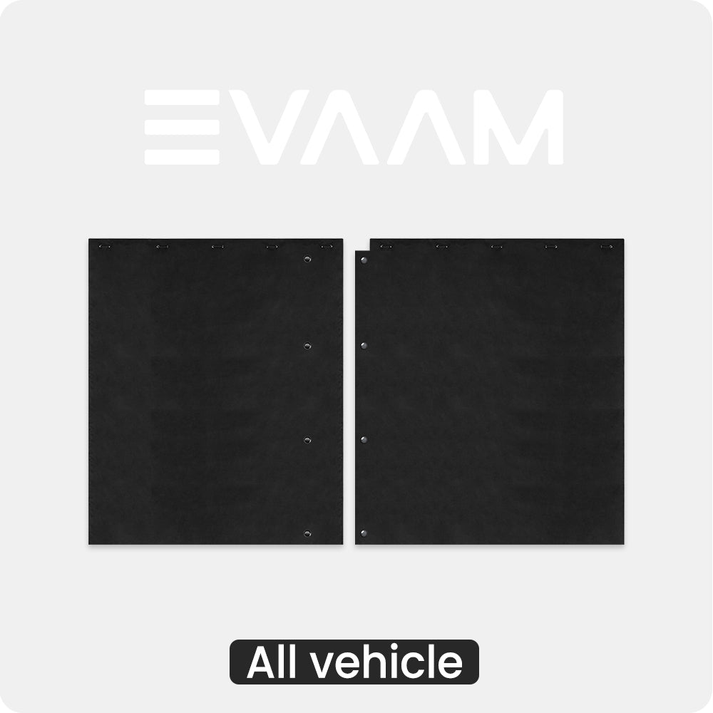 EVAAM® Rear Seat Privacy Curtains for Tesla Model 3/Y/S/X - EVAAM