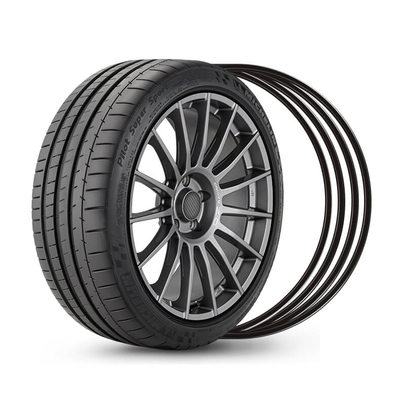 EVAAM® UPGRADE! Aluminum Alloy Wheel Rim Protector For All Brand Vehicles (4 PCS) - EVAAM