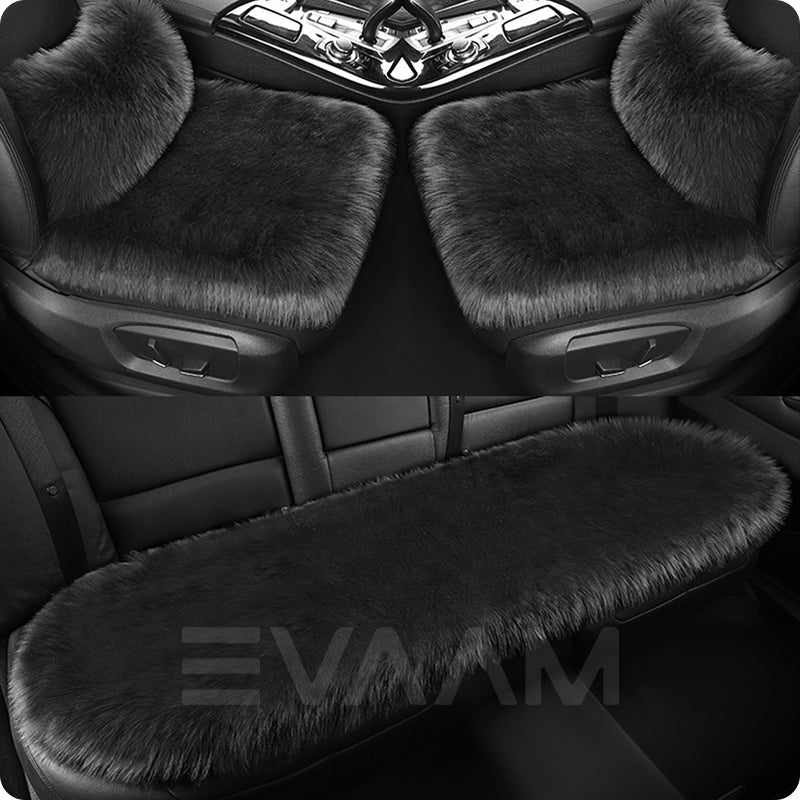 EVAAM® Fluffy Eco-Friendly Tesla Seat Cushion for Model 3/Y/S/X - EVAAM