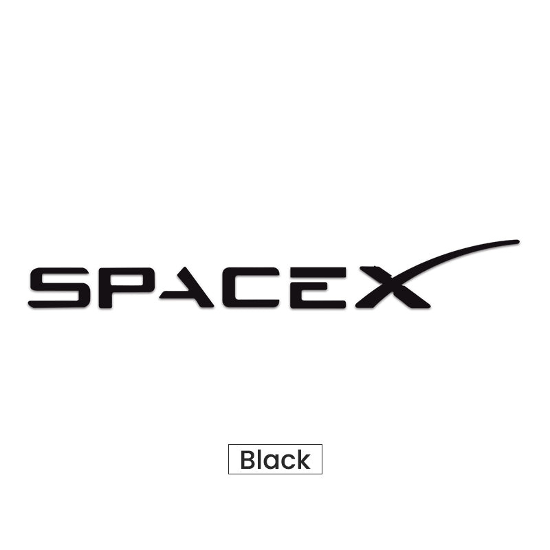 EVAAM® SpaceX Emblem Sticker for Tesla Accessories - EVAAM