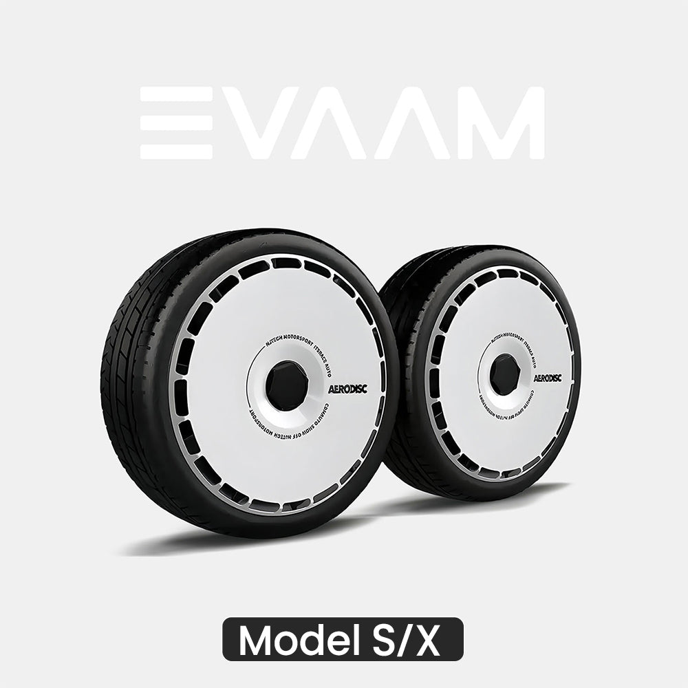 EVAAM® Stylish Wheel Hubcap For Tesla Model S/X (4 PCS) - EVAAM