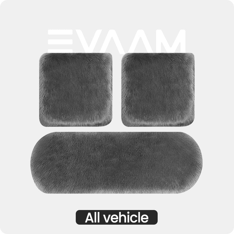 EVAAM® Flauschiges, umweltfreundliches Tesla-Sitzkissen für Modell 3/Y/S/X