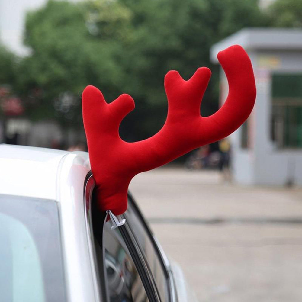 EVAAM® Reindeer Car Kit Antlers And Nose Set Christmas Decoration - EVAAM