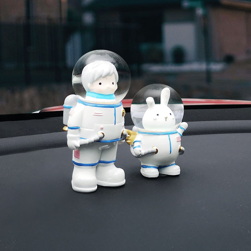 EVAAM® Astronaut & Pet Dash Space X Board Ornament for Tesla Accessories - EVAAM