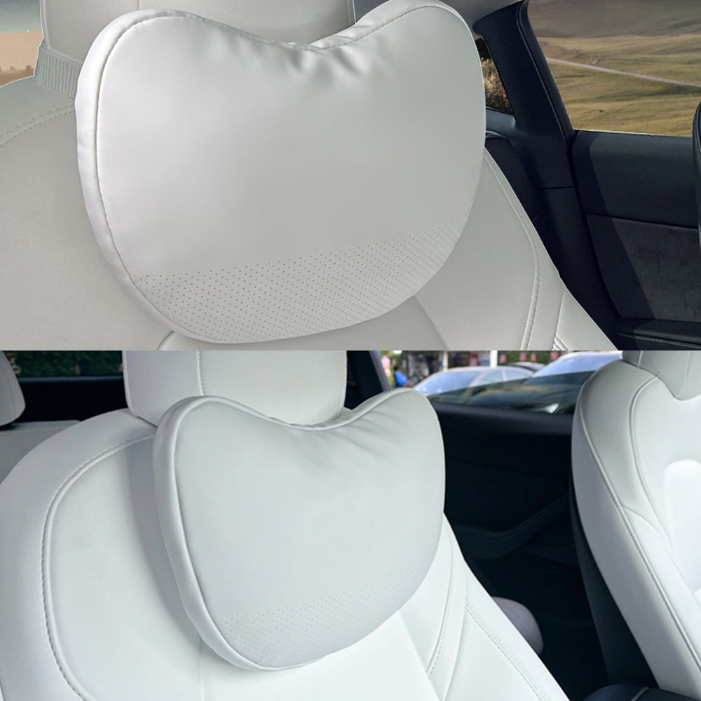 EVAAM® Nappa Leather Specialized Car Headrests for Tesla Model S/3/X/Y - EVAAM