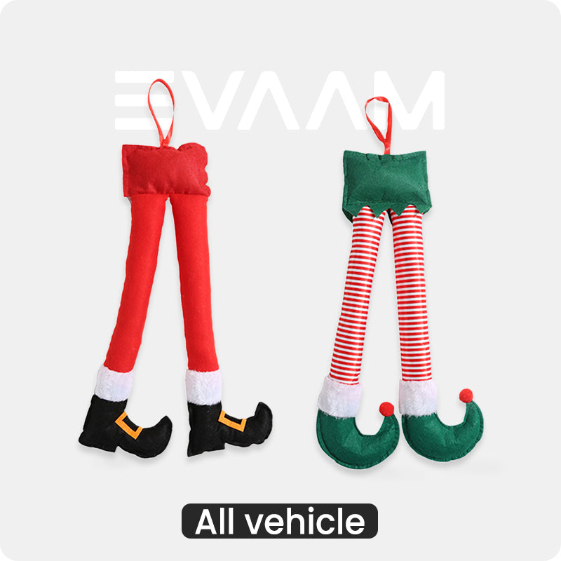 EVAAM® Trunk Santa Christmas Santa Claus Legs Decoration for Model 3/Y/S/X - EVAAM