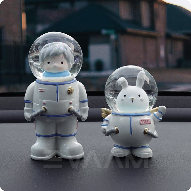 EVAAM® Astronaut & Pet Dash Space X Board Ornament for Tesla Accessories - EVAAM