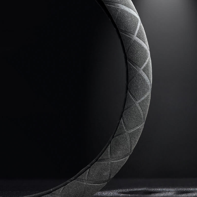 Alcantara Steering Wheel Caps Cover for Tesla By EVAAM® - EVAAM