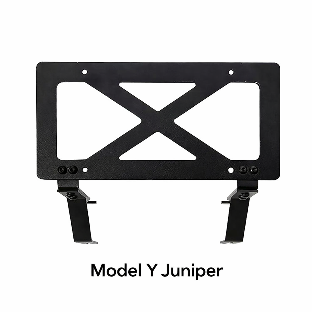 EVAAM® No Drill Front License Plate Frame Covers for Tesla Model 3/Y (2017-2023 & 2025+) - EVAAM