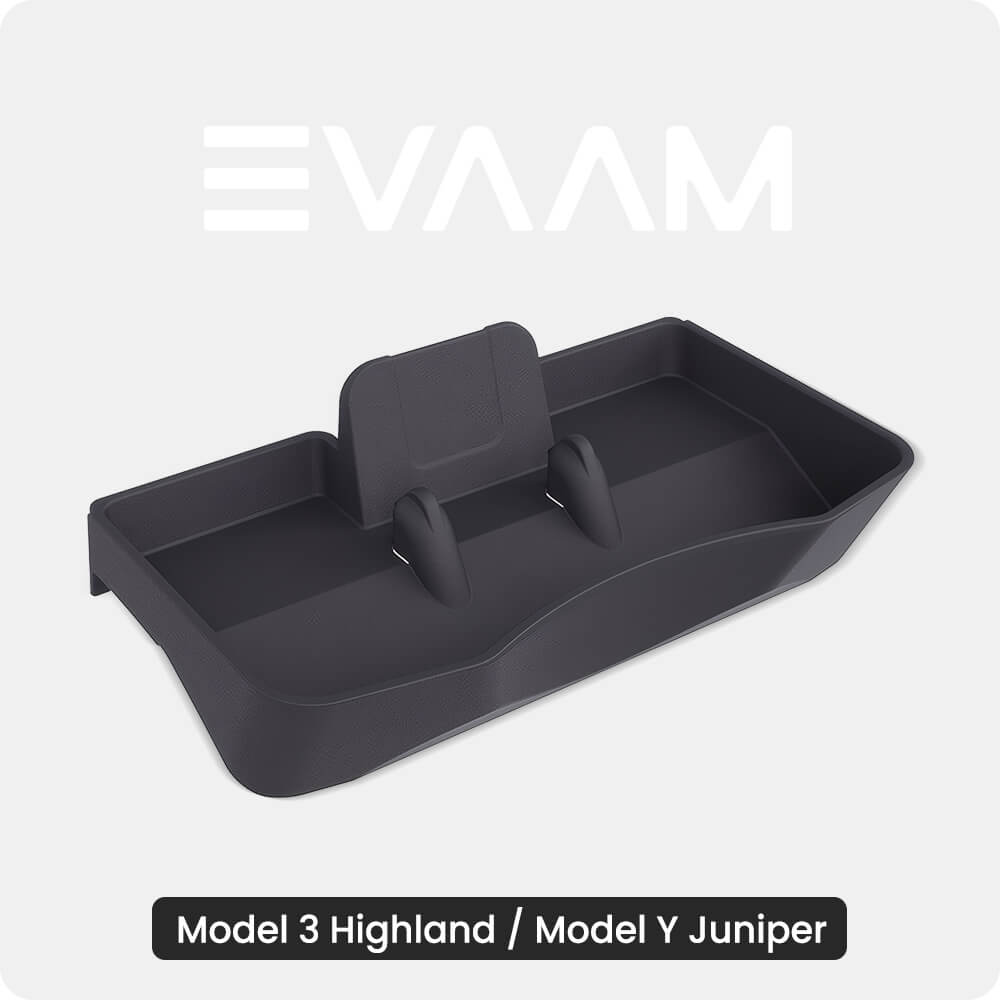 Dashboard Storage Tray & Multi-Use Holder for Tesla Model Y Juniper 2025+/Model 3 Highland 2024+