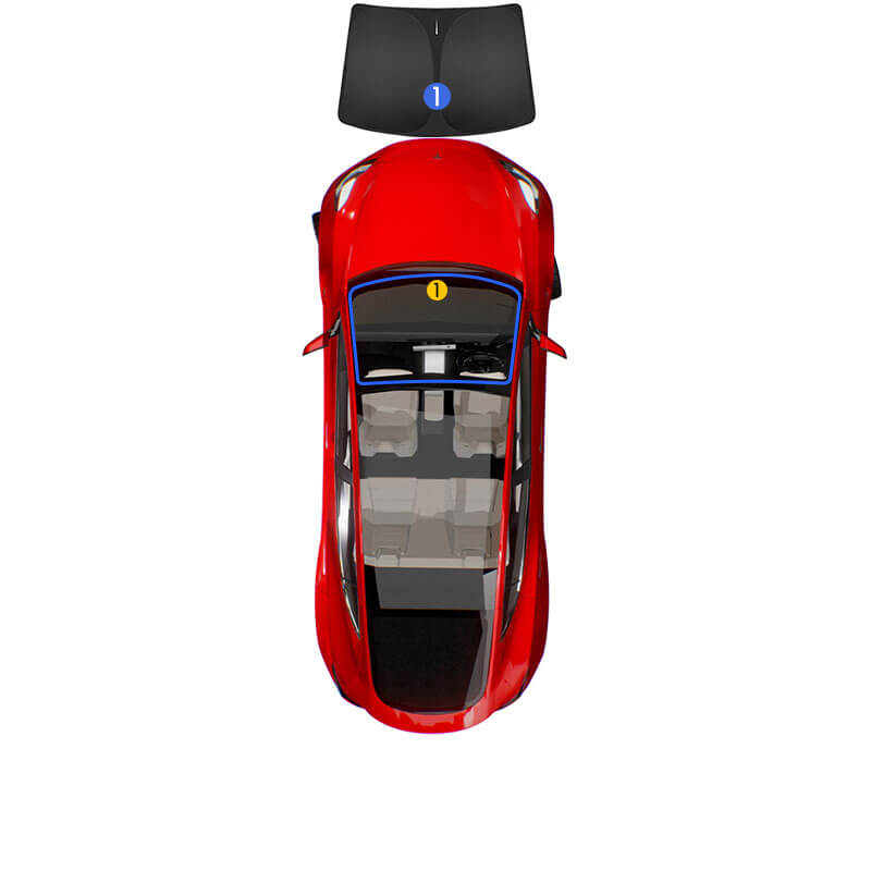 tesla model y windshield dimensions