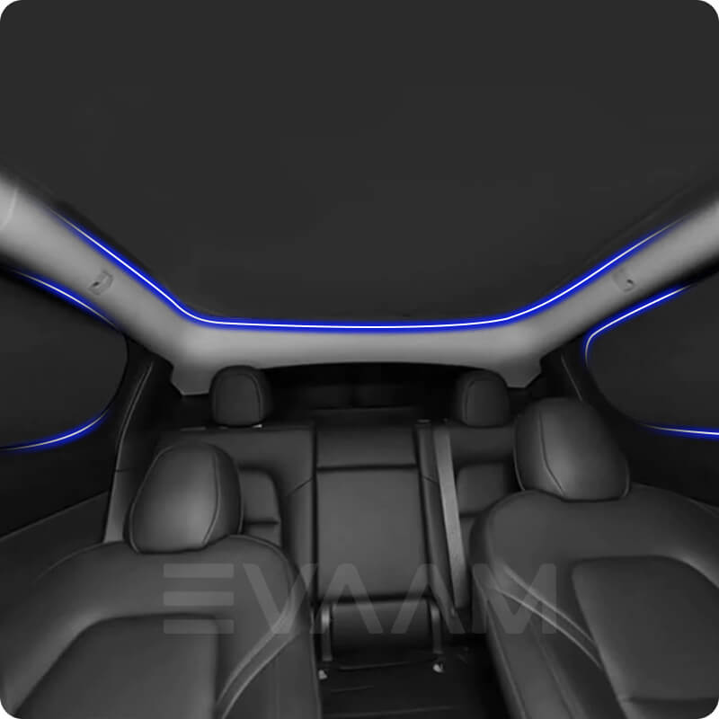 EVAAM™ Privacy and Thermal Insulated Curtains for Model Y Accessories - EVAAM