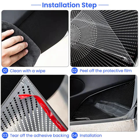 EVAAM® Speaker Grill Covers for Model 3/Y Accessories (2017-2023) - EVAAM