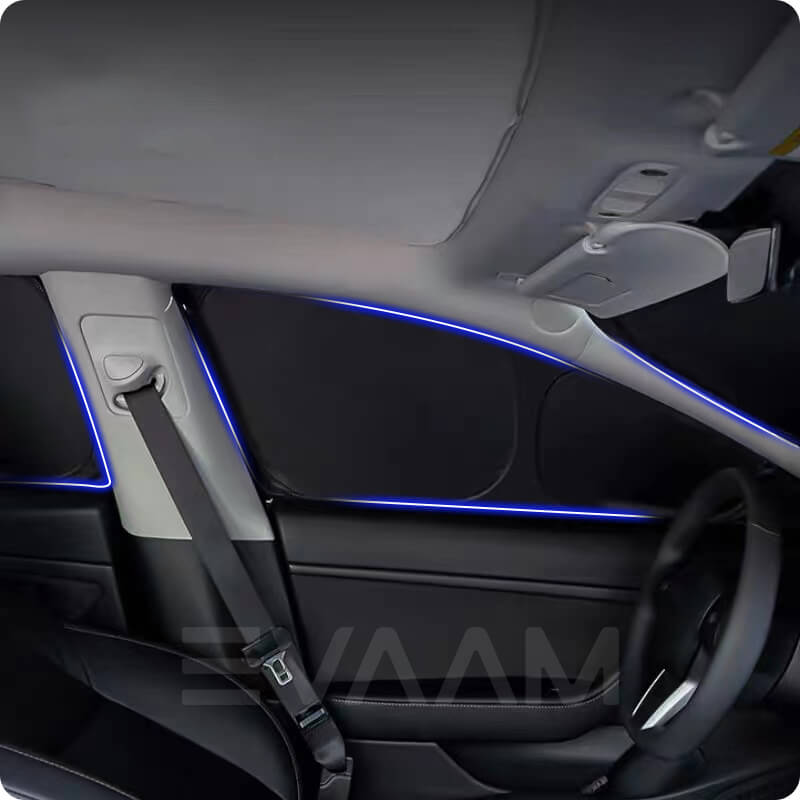 EVAAM™ Tesla Camping Glass Roof Sunshade for Model 3 2017-2023 Accessories - EVAAM