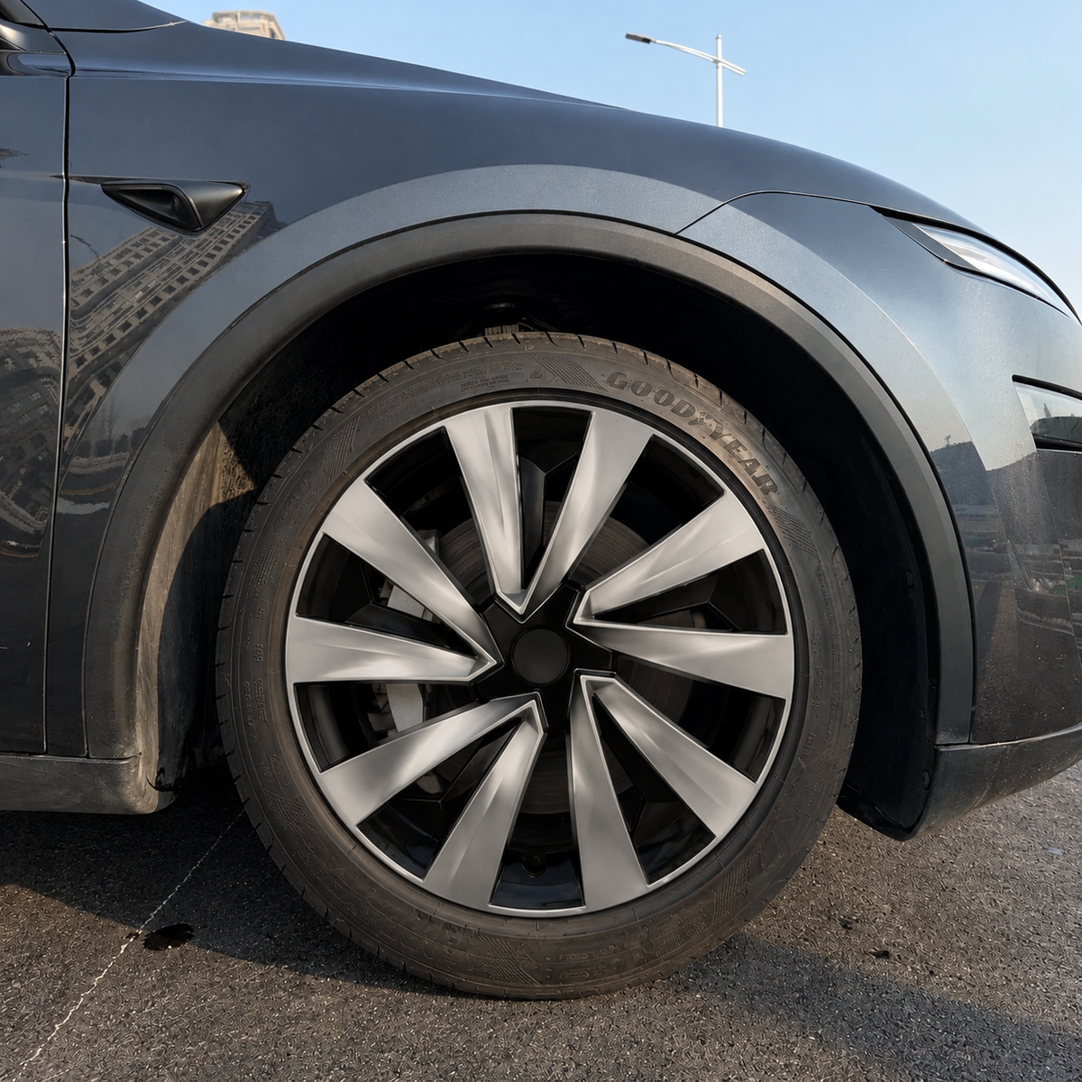 EVAAM® 19" Wheel Covers Hubcap for Tesla Model Y Juniper 2025+ (4pcs)