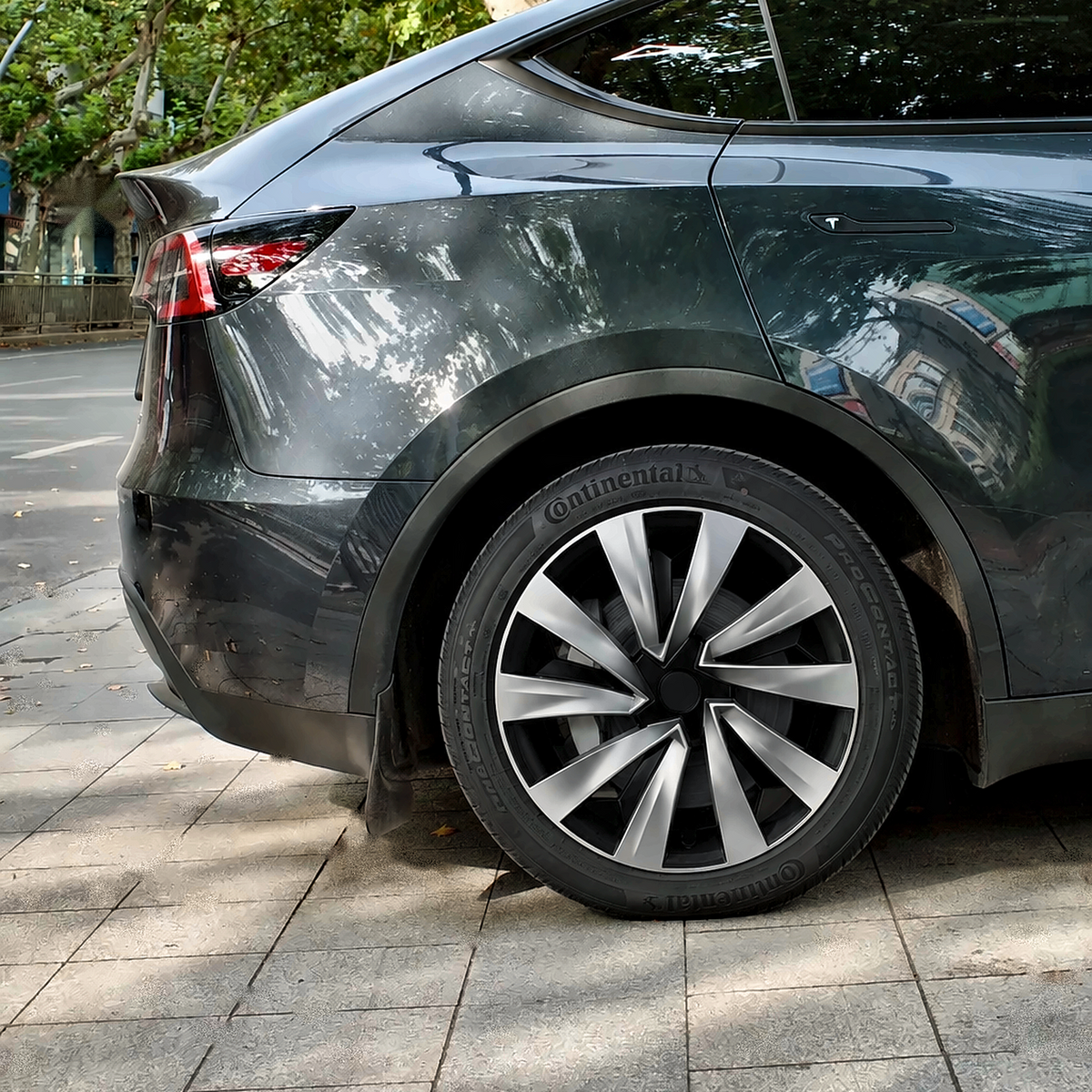 EVAAM® 19" Wheel Covers Hubcap for Tesla Model Y Juniper 2025+ (4pcs)