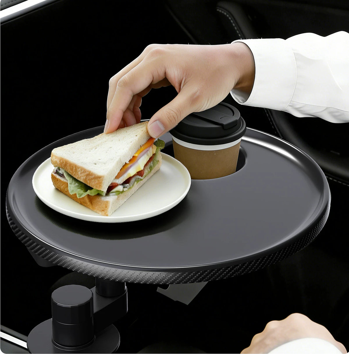 EVAAM® 360° Universal Cup Holder Tray Table for Tesla Model 3/Y/S/X
