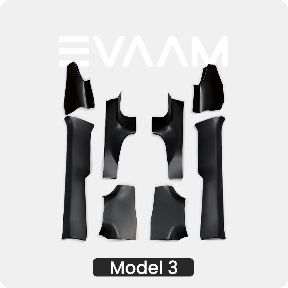 EVAAM® ABS Door Sill Protector Kit for 2024 Model 3 Highland - EVAAM