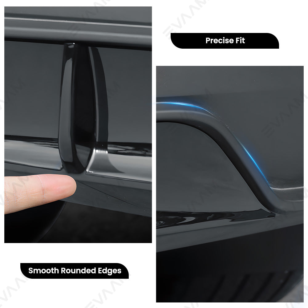 EVAAM® ABS Rear Bumper Lip Spoiler for Tesla Model Y Juniper 2025+ - EVAAM