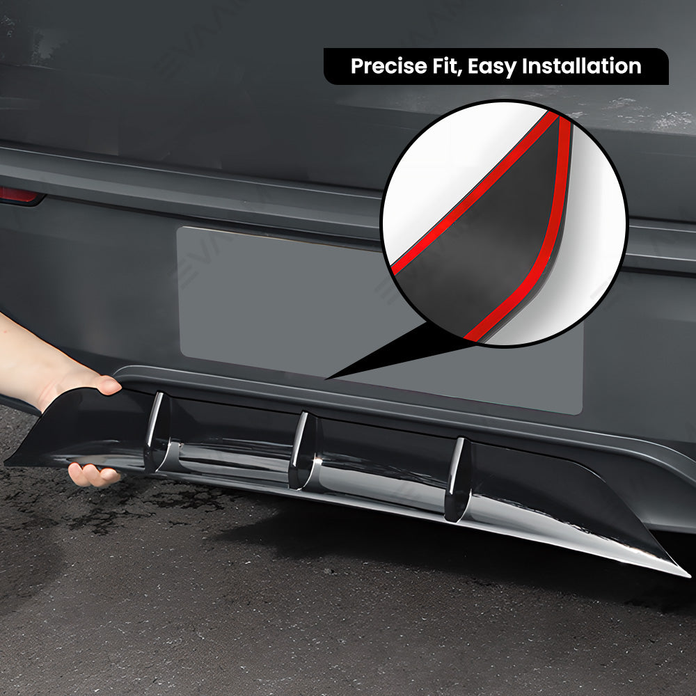 EVAAM® ABS Rear Bumper Lip Spoiler for Tesla Model Y Juniper 2025+ - EVAAM