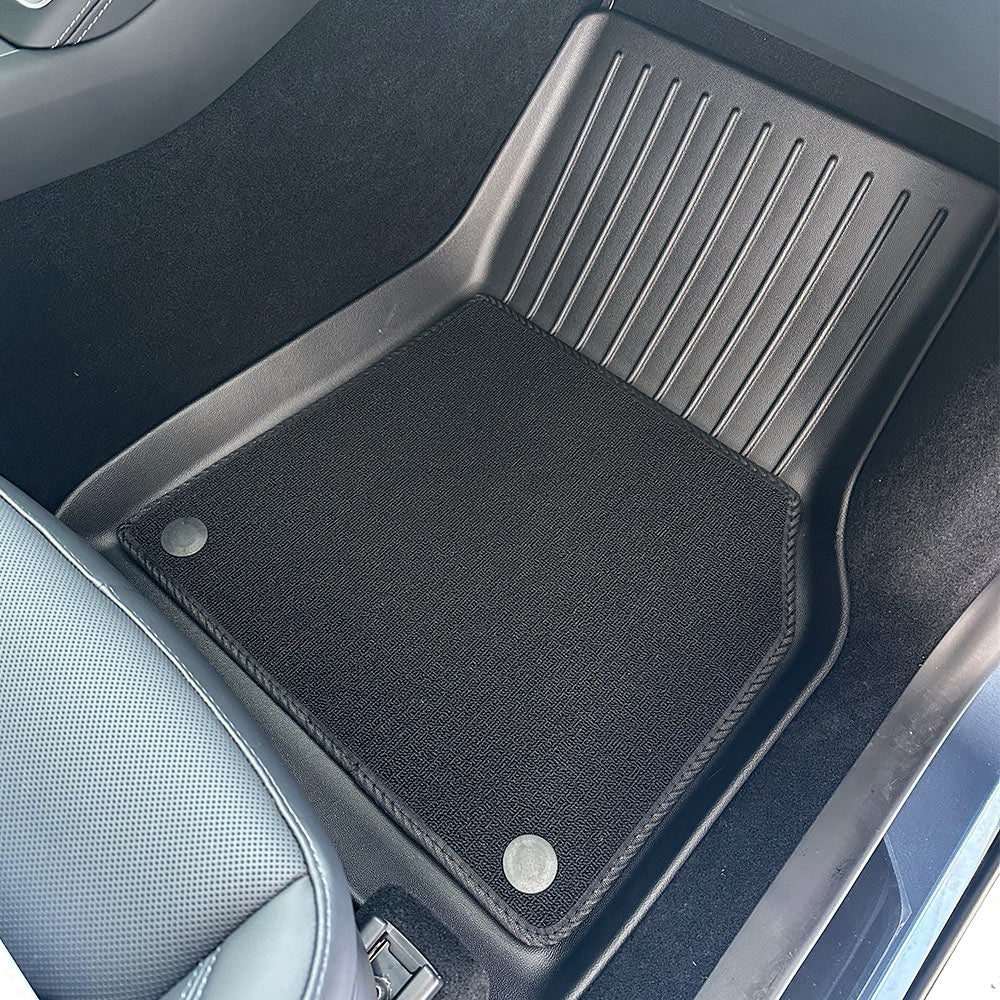 EVAAM® All-Weather TPE Floor Mats With Menis Blanket For Tesla Model Y Juniper 2025+ - EVAAM
