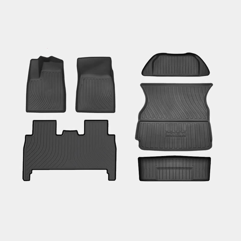 EVAAM® All Weather Floor Mats for Model X - EVAAM