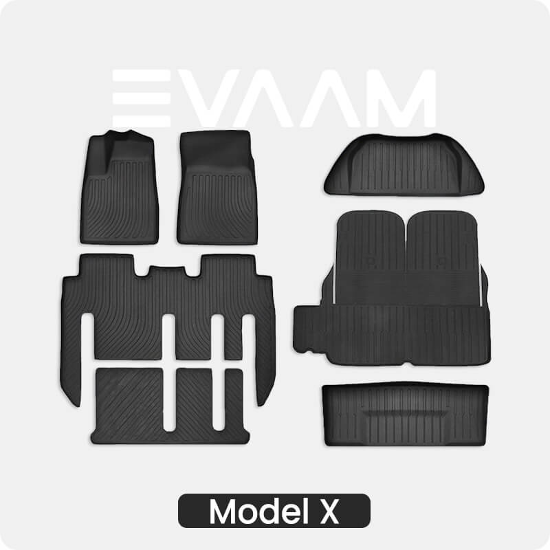 Volkswagen ID.4 2021-2023 All Weather Floor Mats TPE Material Custom 1