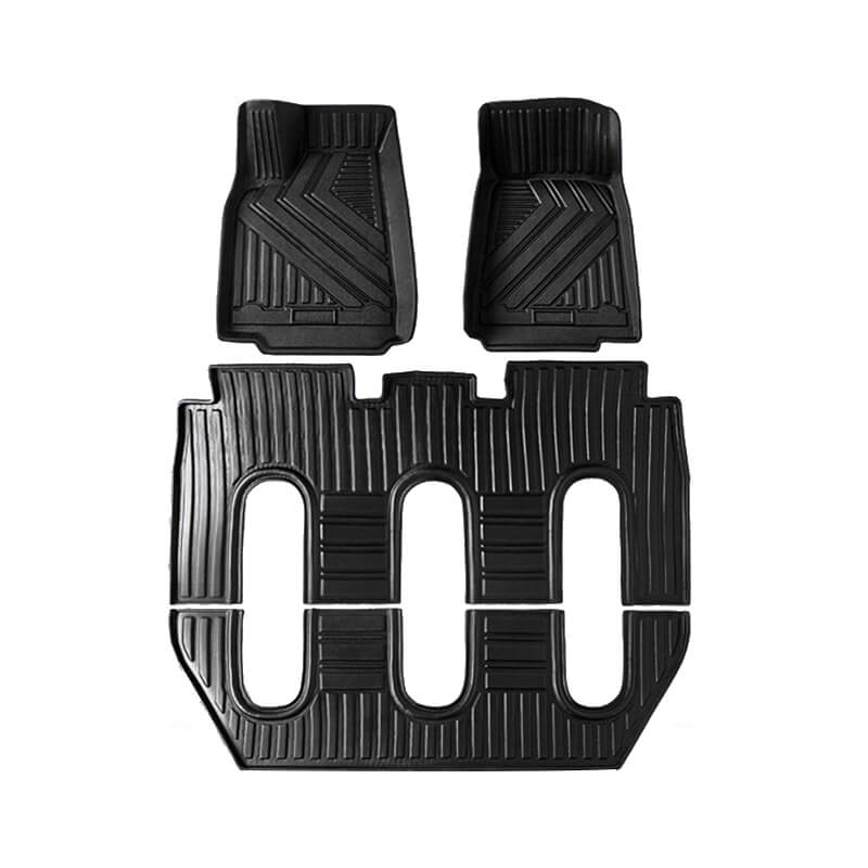 EVAAM® All Weather Floor Mats for Model X -tesla floormats model x