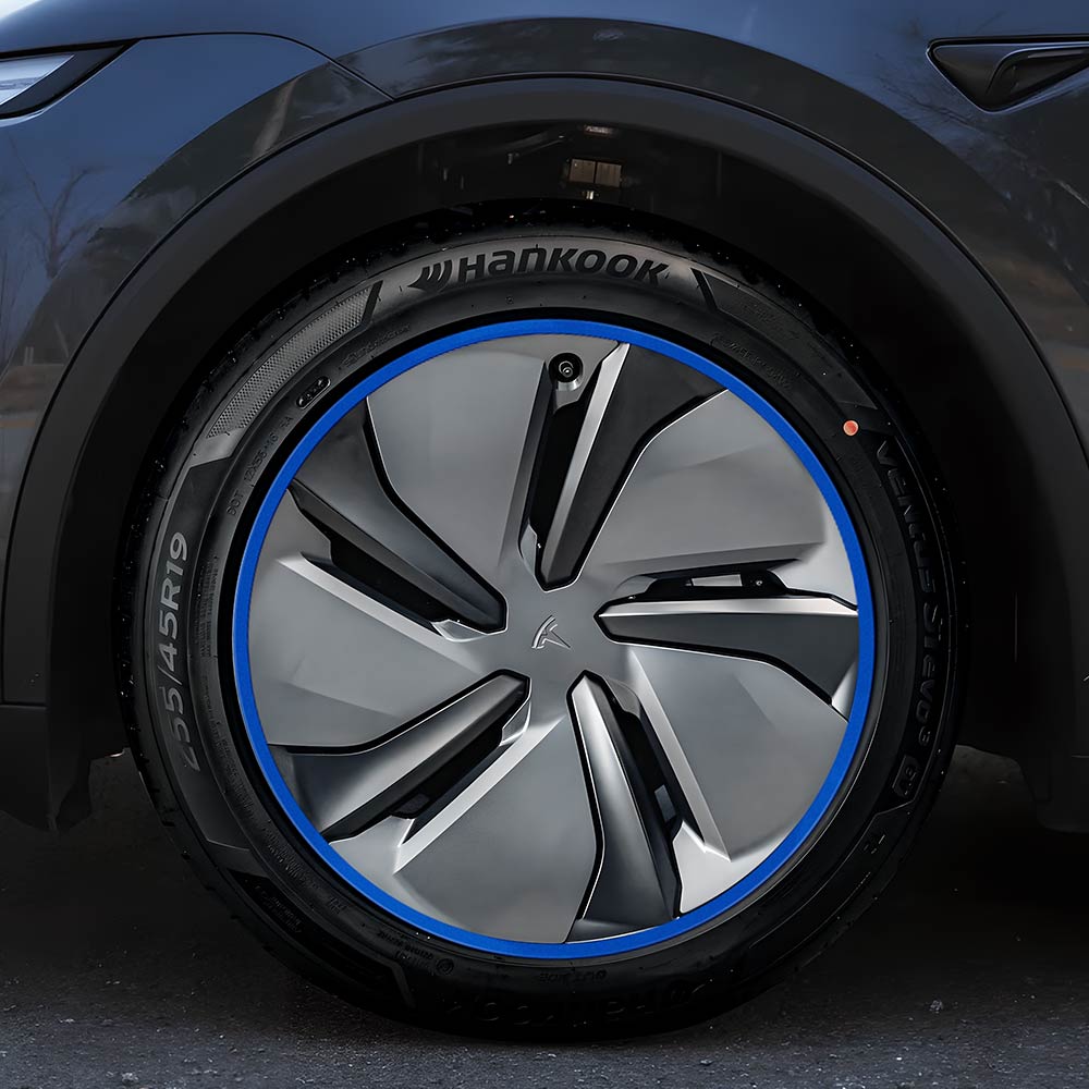EVAAM® Aluminum Alloy Wheel Rim Protector Rim Case for Tesla Model Y Juniper 2025+ (4 PCS) - EVAAM