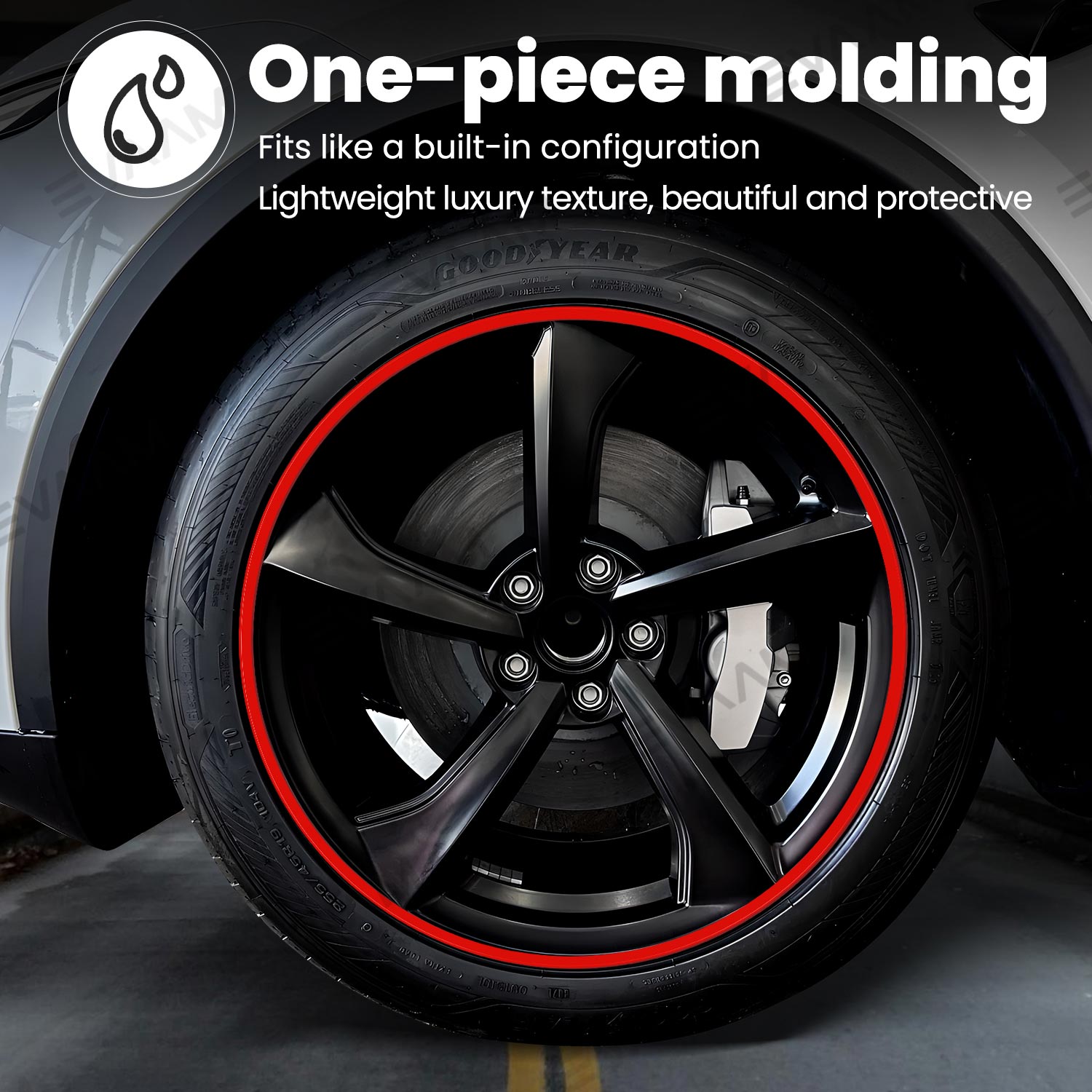 EVAAM® Aluminum Alloy Wheel Rim Protector Rim Case for Tesla Model Y Juniper 2025+ (4 PCS) - EVAAM