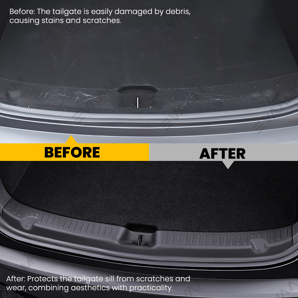 EVAAM® Anti-Scratch TPE Trunk Sill Protector Mat for Tesla Model Y Juniper 2025+ - EVAAM