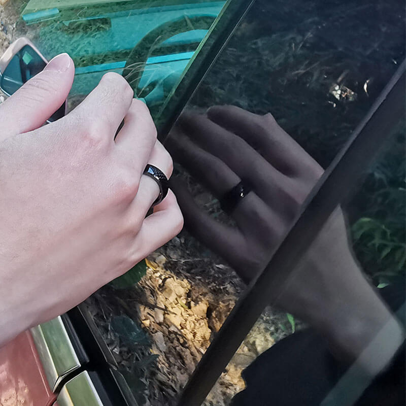 EVAAM® Customized Ring Key / Key Fob / Key Card Replacement for Tesla Model 3/Y - EVAAM