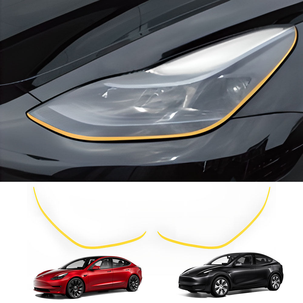 EVAAM® Headlight Sport Decorative Strip For Tesla Model 3/Y - EVAAM