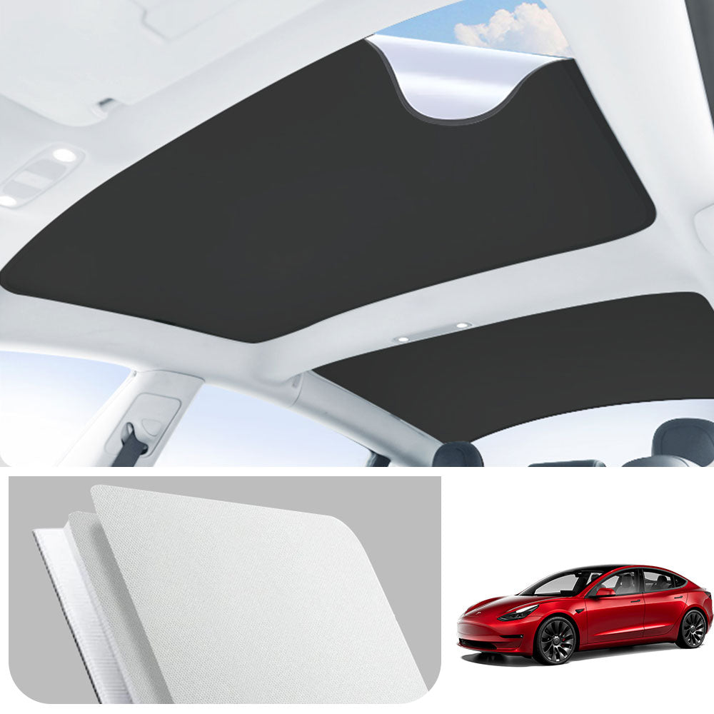EVAAM® LRC Nano Adsorption Glass Roof Sunshade For Tesla Model 3 (2019-2025) - EVAAM