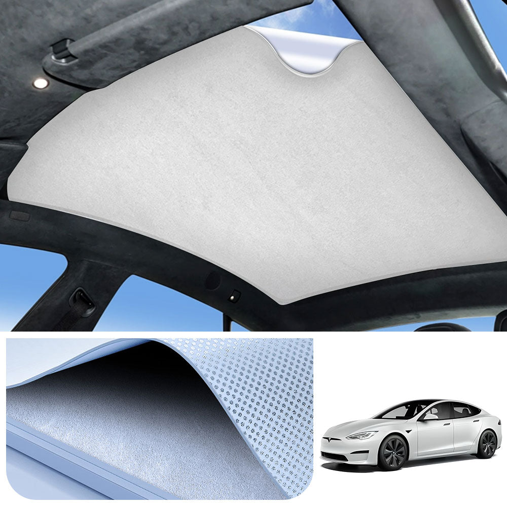 EVAAM® LRC Nano Adsorption Glass Roof Sunshade For Tesla Model S (2014-2023) - EVAAM