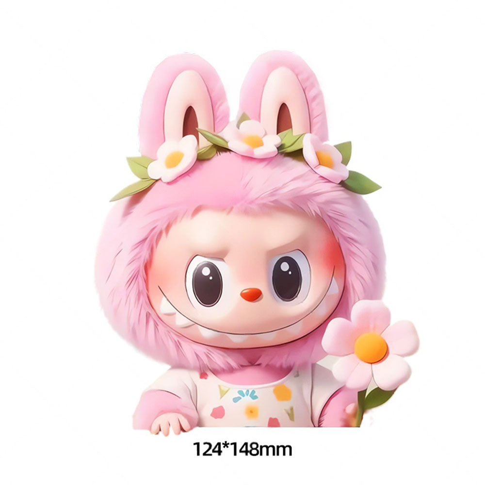 EVAAM® Labubu Car Decal Sticker - Fits All Cars - EVAAM