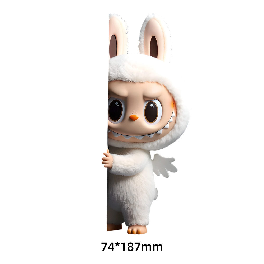 EVAAM® Labubu Car Decal Sticker - Fits All Cars - EVAAM