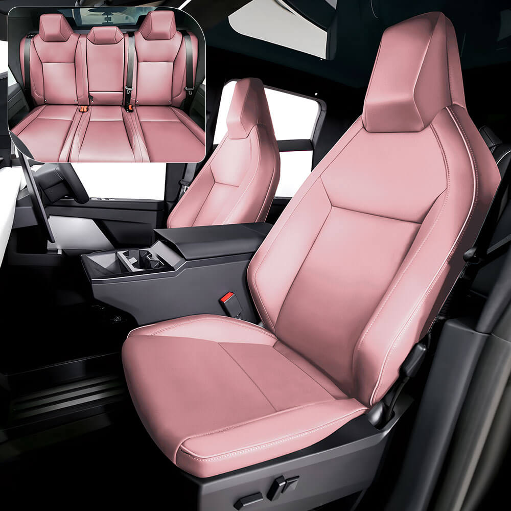 EVAAM® Leather Full Seat Covers for Tesla Cybertruck