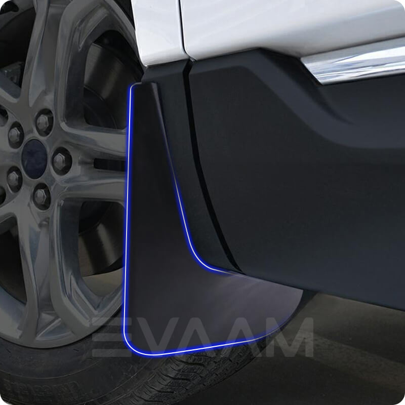 EVAAM® Mud Flaps Splash Guards for Model S 2016-2020 (4Pcs) - EVAAM