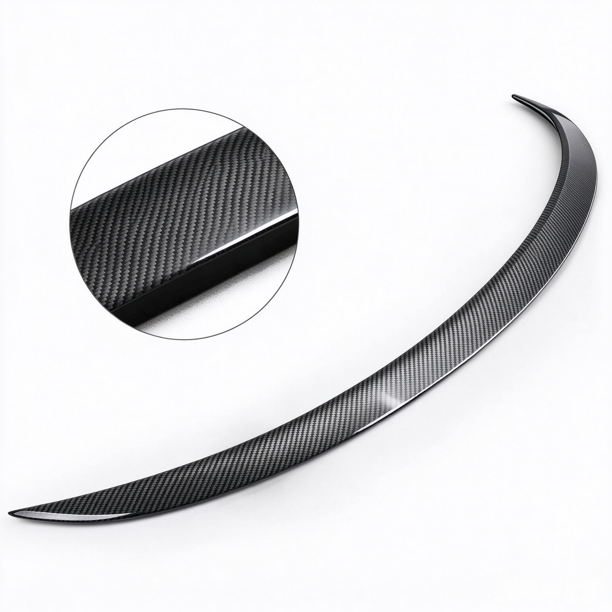 EVAAM® Real Carbon Fiber Rear Trunk Spoiler for Tesla Model S_