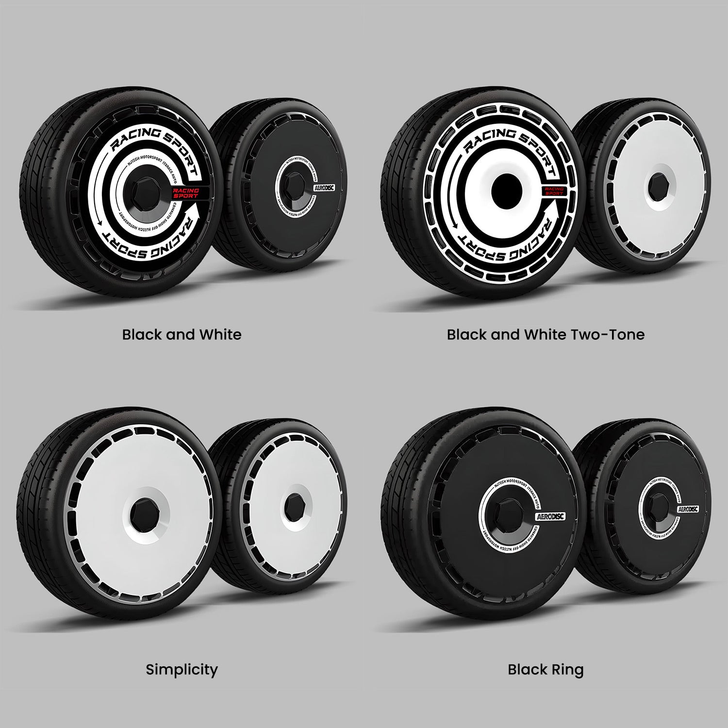 EVAAM® Stylish Wheel Hubcap For Tesla Model S/X (4 PCS) - EVAAM