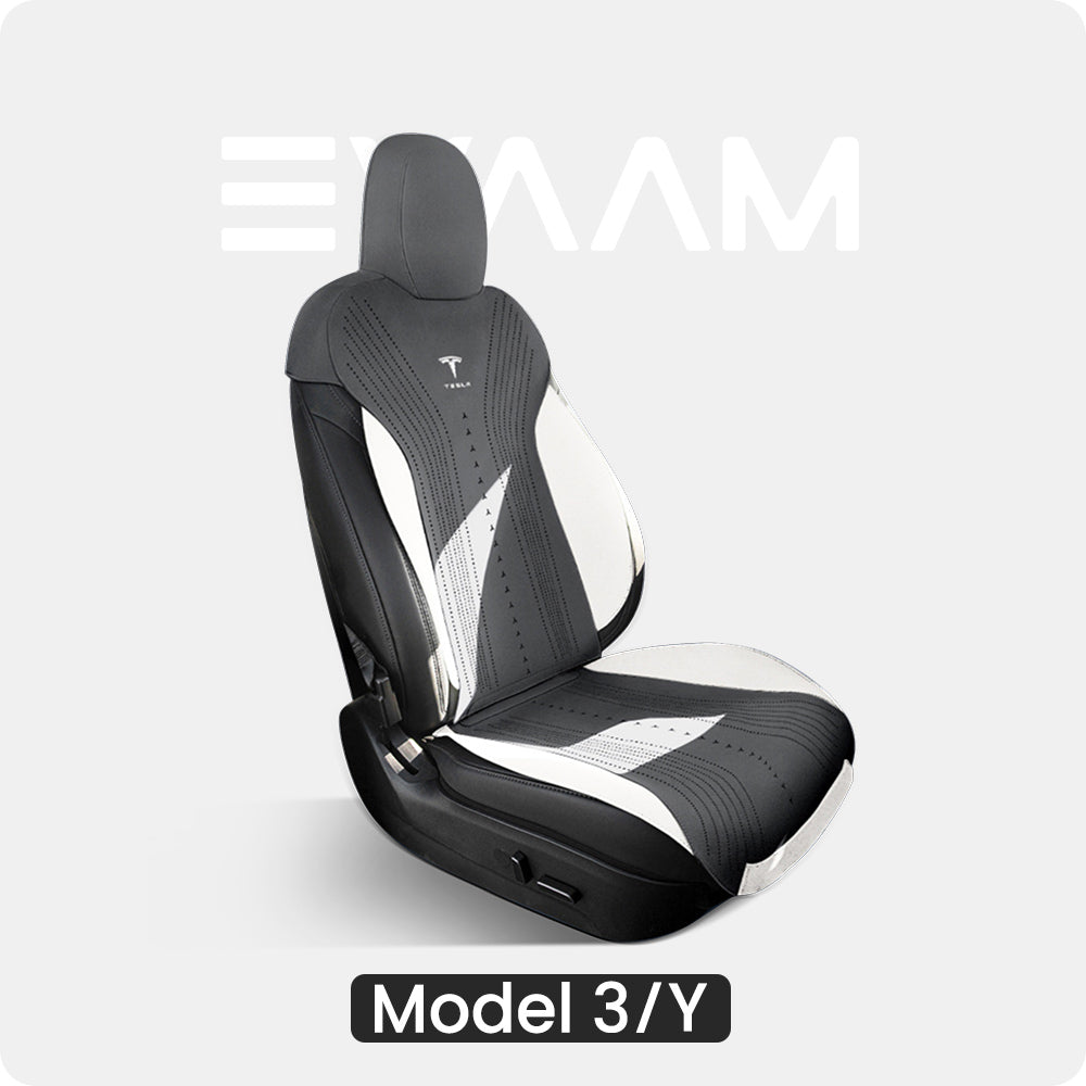 EVAAM® Suede Breathable Seat Cushion For Tesla Model 3/Y - EVAAM