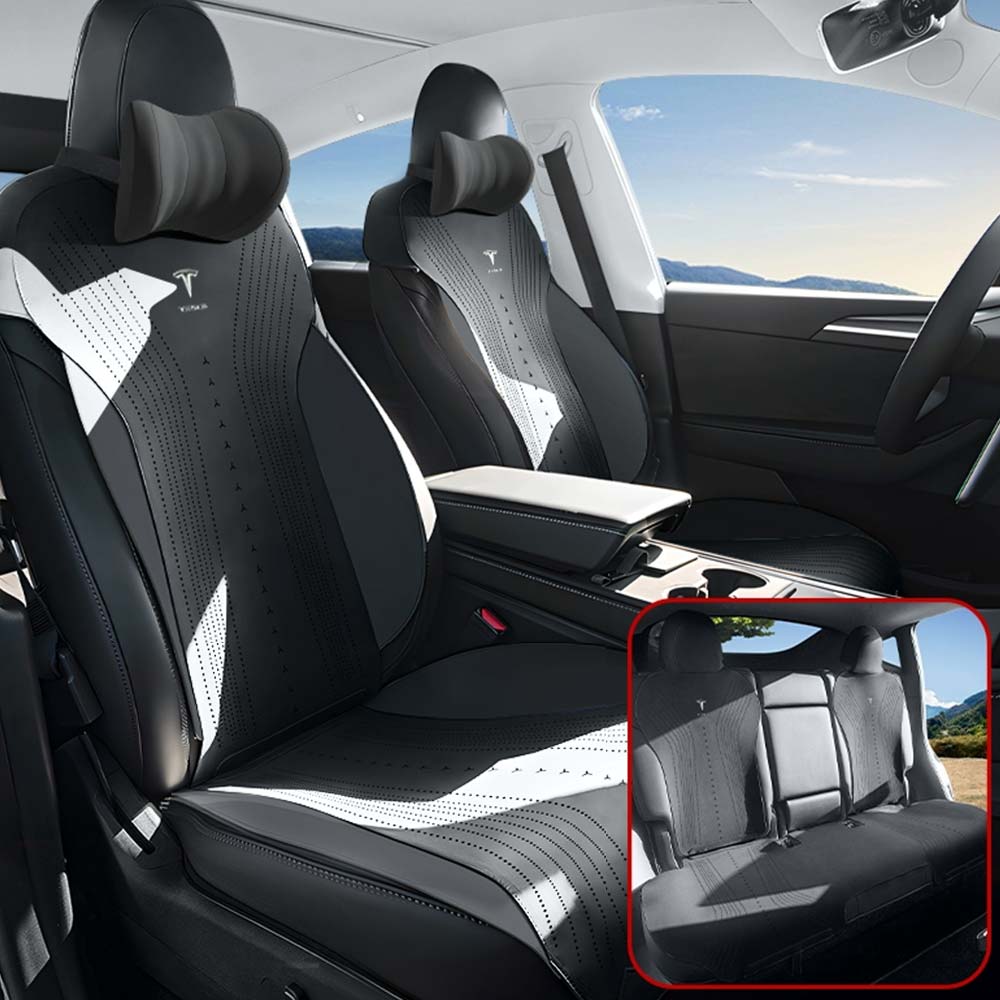 EVAAM® Suede Breathable Seat Cushion For Tesla Model 3/Y - EVAAM