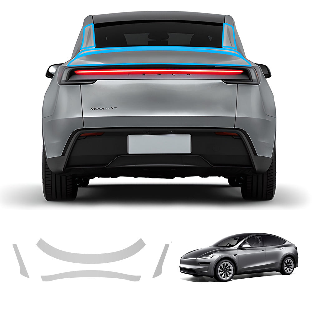 EVAAM® TPU Pre-Cut Invisible Full Car Paint Protection Film (PPF) for Tesla Model Y Juniper 2025+ - EVAAM