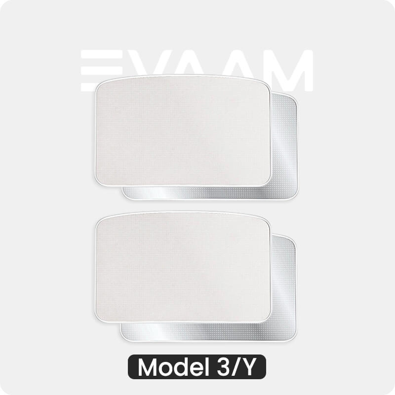 EVAAM® Foldable Windshield Glass Sun Shades for Tesla Model S/3/X